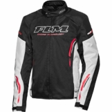 FLM Motorradjacke mit Protektoren Motorrad Jacke Sommer Sports Textiljacke 6.0 grau XL, Herren, Sportler, Polyester - 1