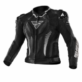 SHIMA Apex, Motorradjacke Lederkombi Motorradbekleidung Zweiteiler Motorradkombi Motorradanzug, (48-58, Schwarz), Größe 58 - 1